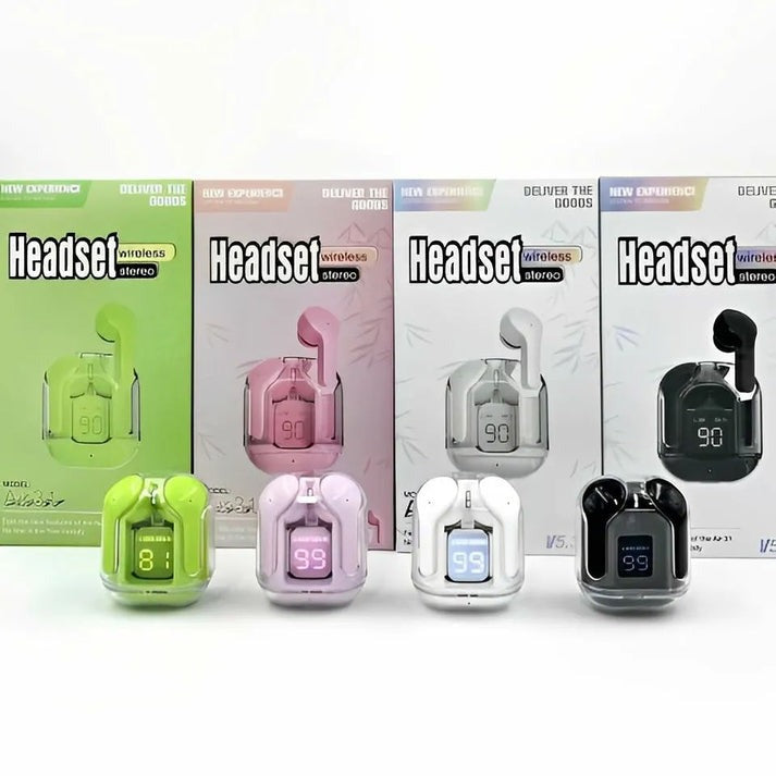 Air 31 Earbuds Wireless Crystal Transparent